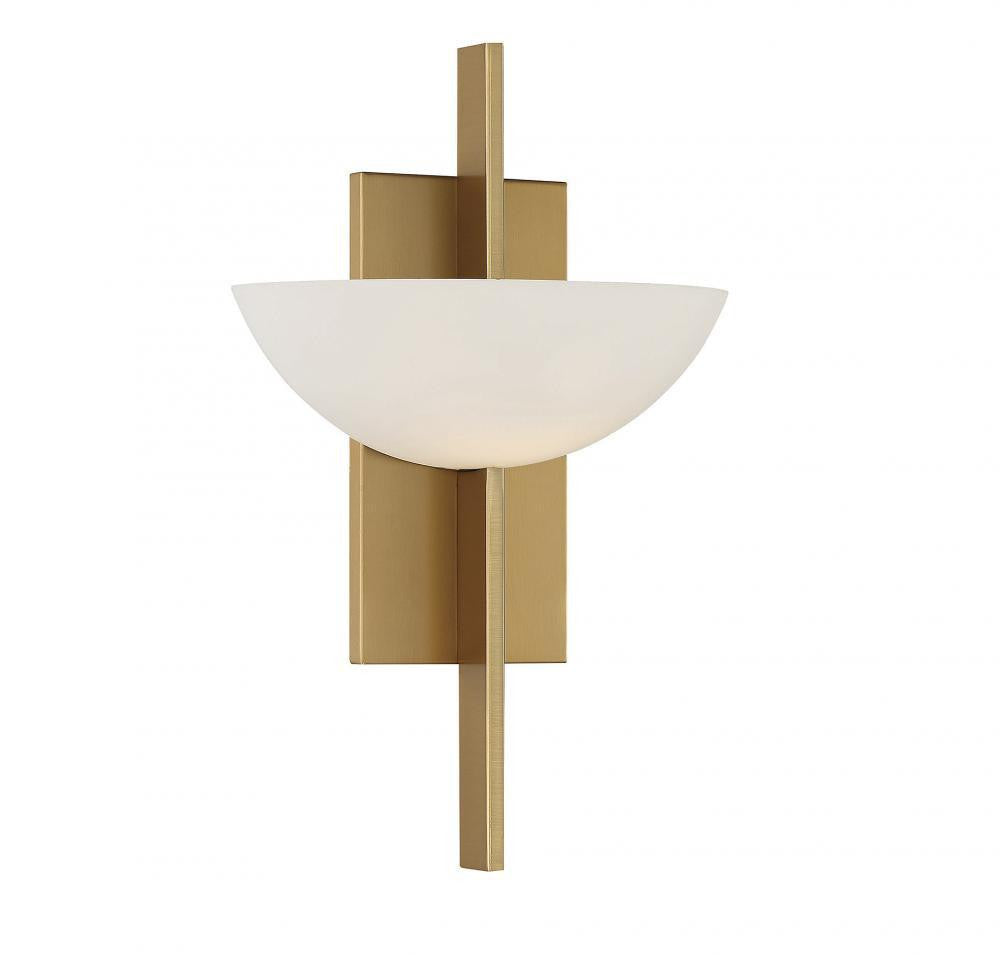 Savoy House Fallon Wall Sconce Warm Brass