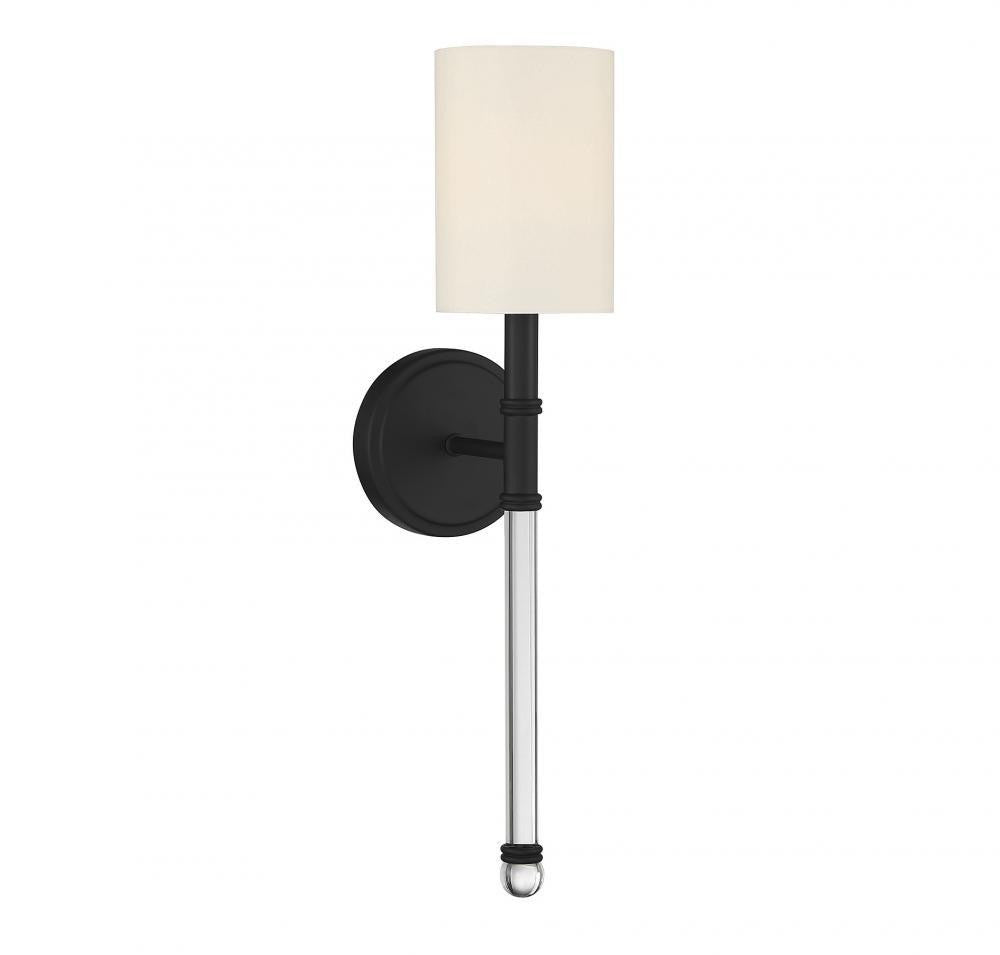 Savoy House Fremont 1-Light Wall Sconce Matte Black
