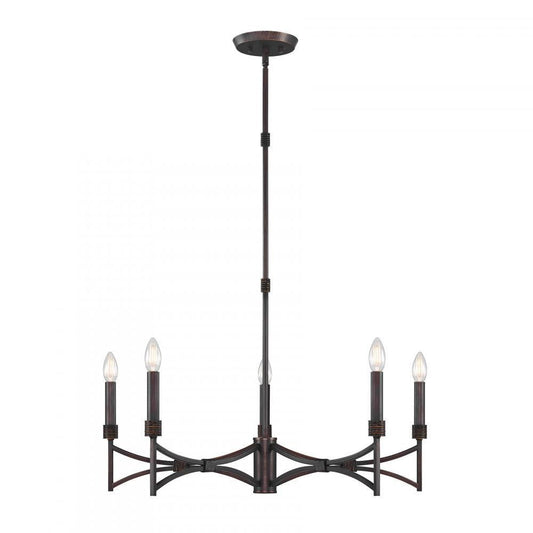 Savoy House Gardner 5-Light Chandelier Champagne Mist