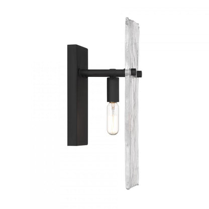Savoy House Genry 1-Light Wall Sconce in Matte Black, Savoy House 9-8204-1-BK ALYKN