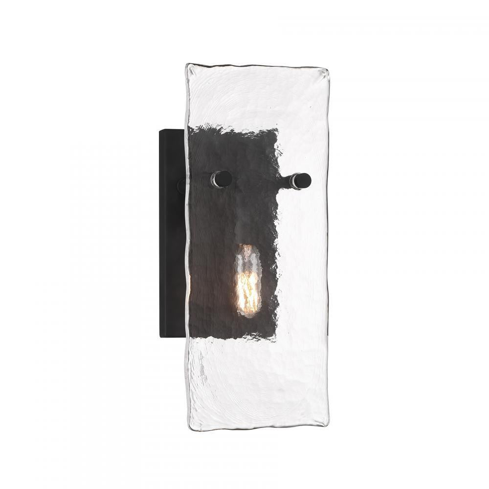 Savoy House Genry 1-Light Wall Sconce in Matte Black, Savoy House 9-8204-1-BK ALYKN