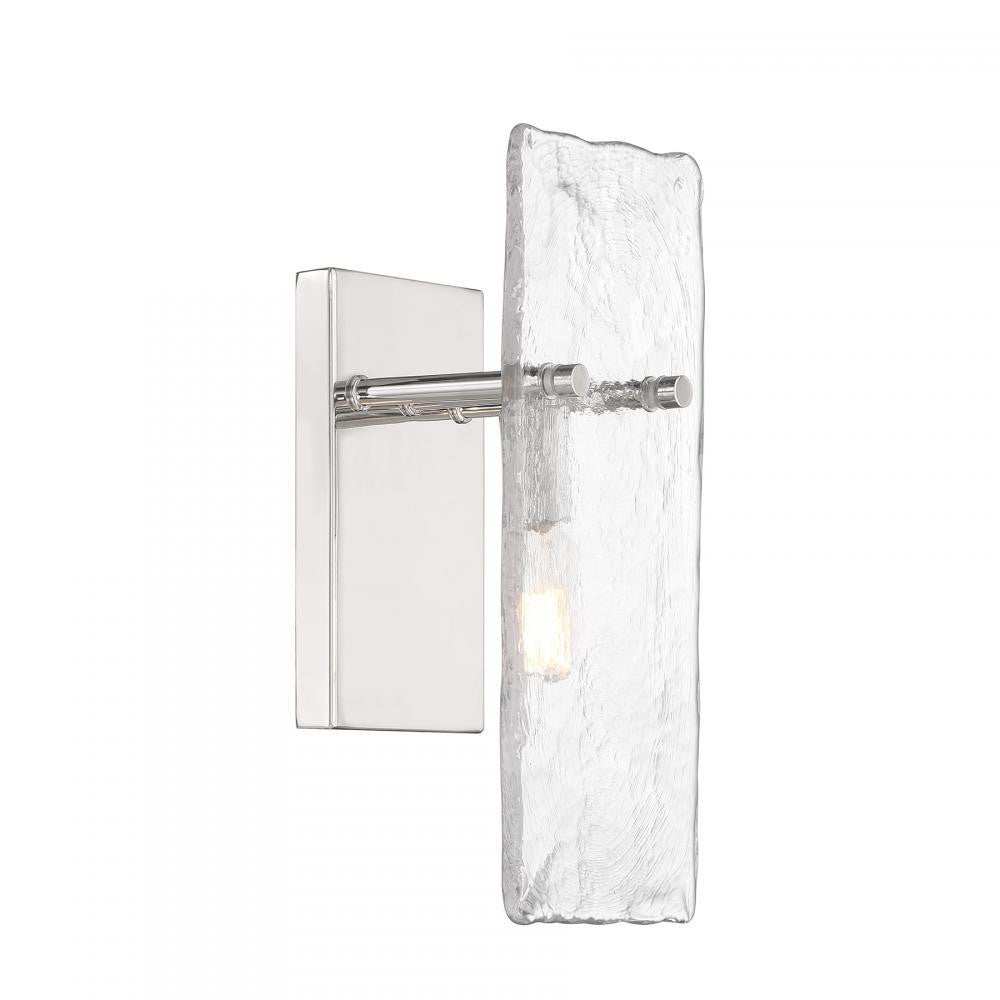 Savoy House Genry 1-Light Wall Sconce in Polished Nickel, Savoy House 9-8204-1-109 ALYKL