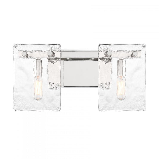 Savoy House Genry 2-Light Bathroom Vanity Light Polished Nickel