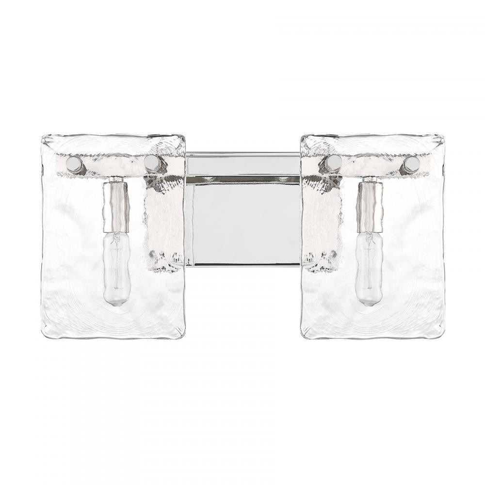 Savoy House Genry 2-Light Bathroom Vanity Light in Polished Nickel, Savoy House 8-8204-2-109 ALYJ5