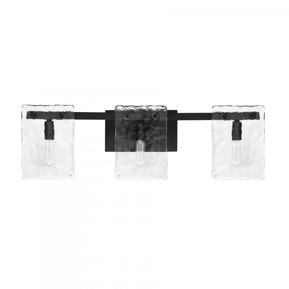 Savoy House Genry 3-Light Bathroom Vanity Light in Matte Black, Savoy House 8-8204-3-BK ALYJA