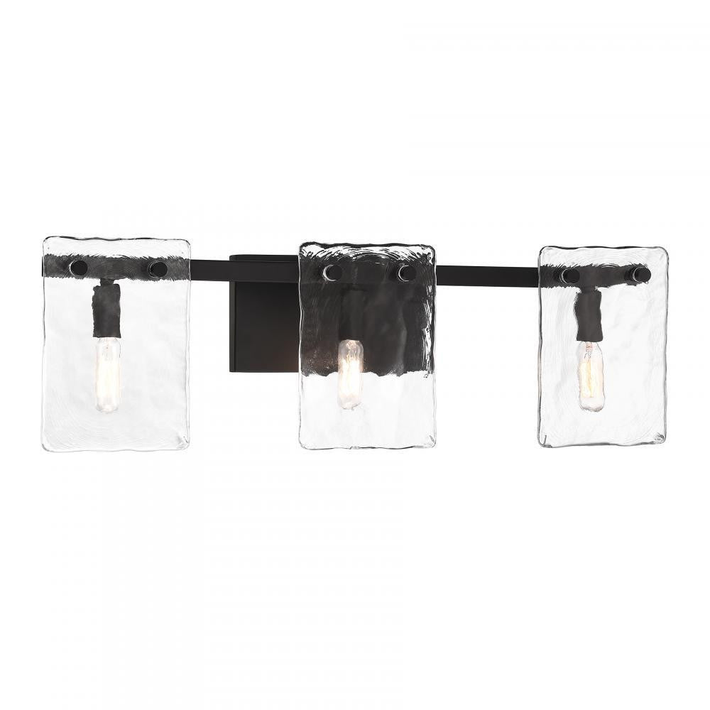 Savoy House Genry 3-Light Bathroom Vanity Light in Matte Black, Savoy House 8-8204-3-BK ALYJA