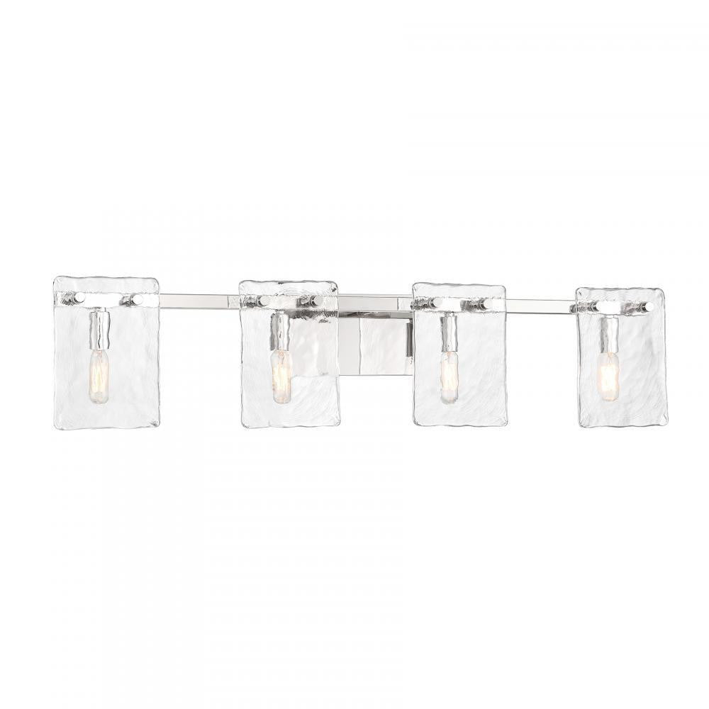 Savoy House Genry 4-Light Bathroom Vanity Light Warm Brass