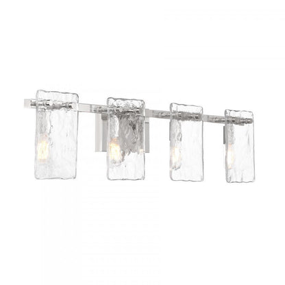 Savoy House Genry 4-Light Bathroom Vanity Light Polished Nickel