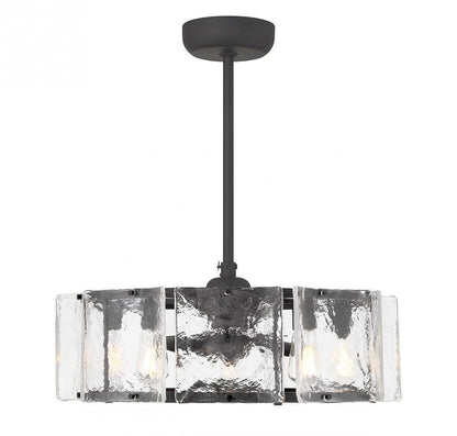 Savoy House Genry 5-Light LED Fan D'lier Matte Black