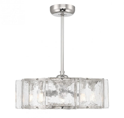 Savoy House Genry 5-Light LED Fan D'lier Polished Nickel