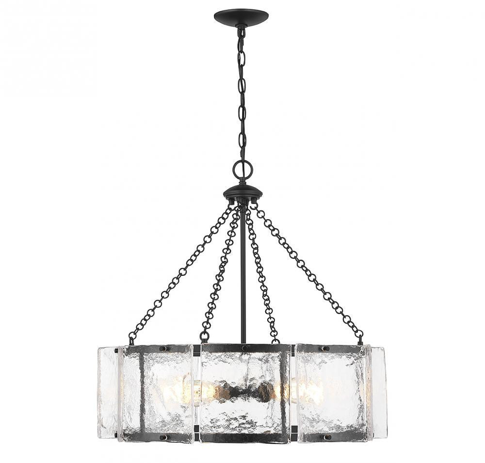 Savoy House Genry 5-Light Pendant Matte Black