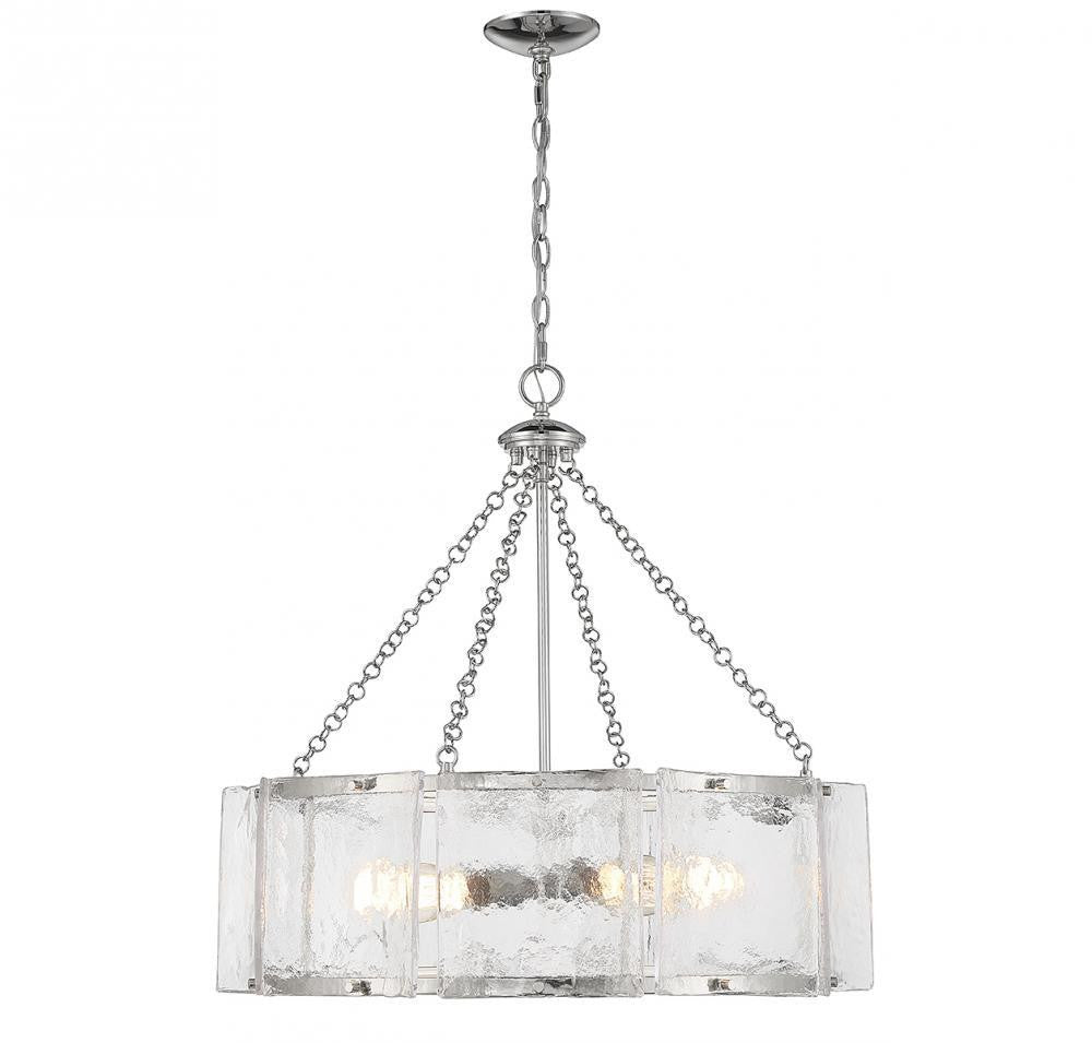 Savoy House Genry 5-Light Pendant Polished Nickel