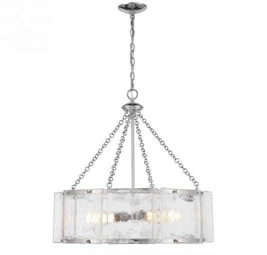Savoy House Genry 5-Light Pendant Polished Nickel