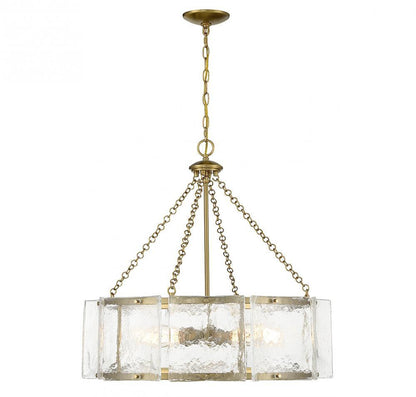 Savoy House Genry 5-Light Pendant Warm Brass
