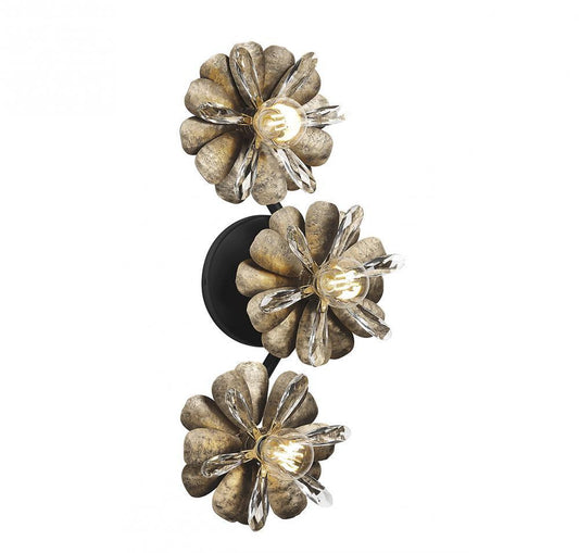 Savoy House Giselle 3-Light Wall Sconce Delphine