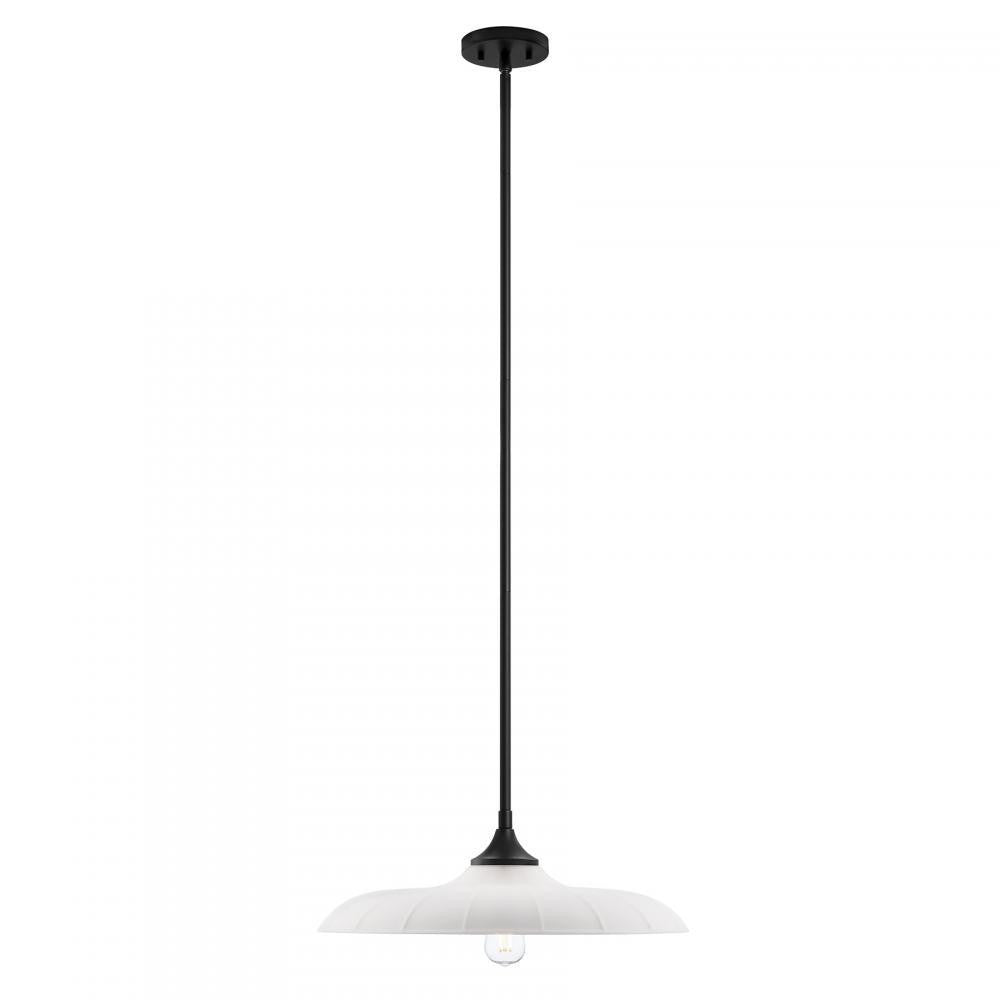 Savoy House Hadley 1-Light Pendant Matte Black