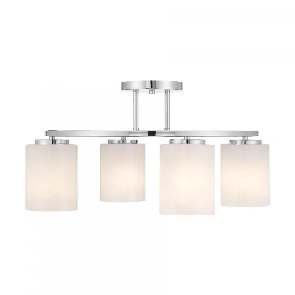 Savoy House Herron 4-Light Ceiling Light Chrome