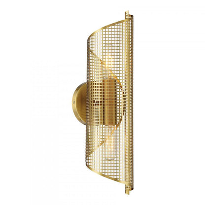 Savoy House Hillbourne 2-Light Wall Sconce Warm Brass