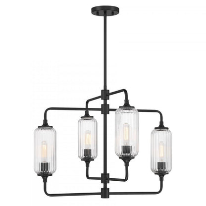 Savoy House Holton 4-Light Chandelier Matte Black