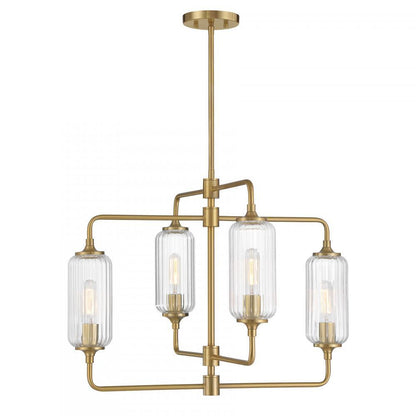 Savoy House Holton 4-Light Chandelier Warm Brass