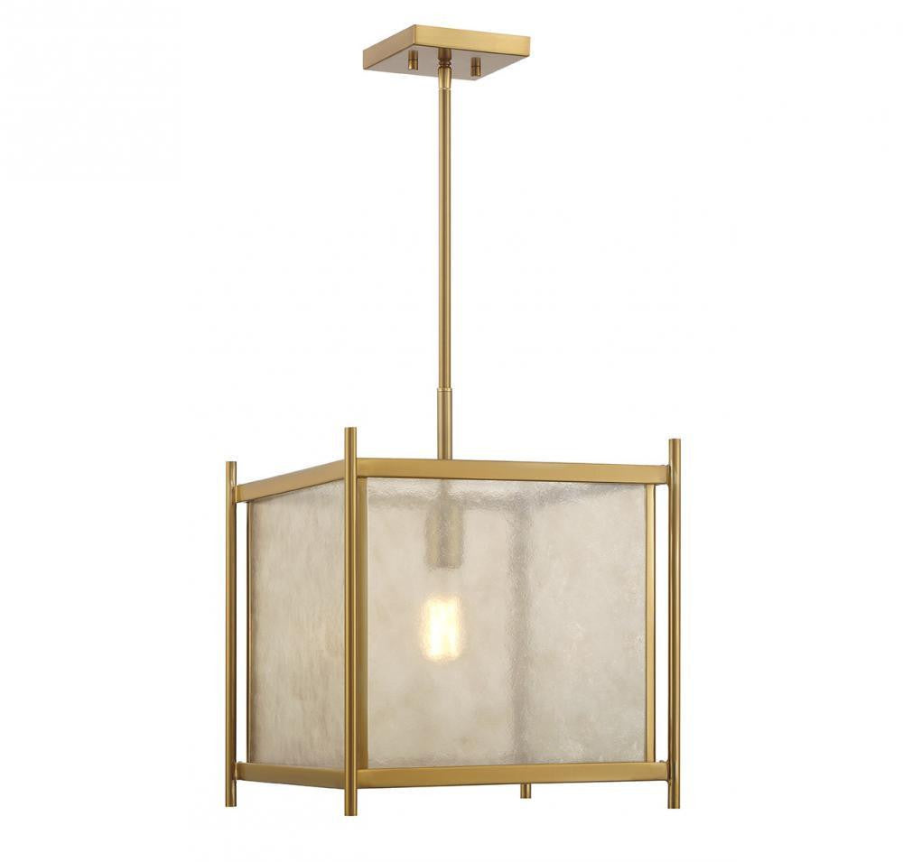 Savoy House Jacobs 1-Light Pendant Warm Brass