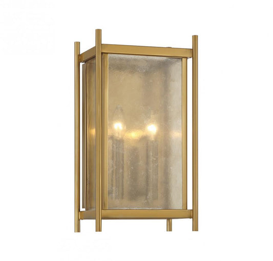 Savoy House Jacobs 2-Light Wall Sconce Warm Brass