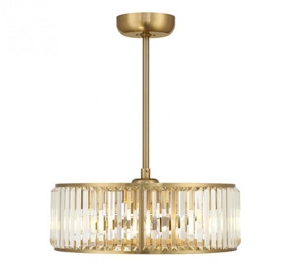 Savoy House Janus 5-Light Fan D'Lier Warm Brass