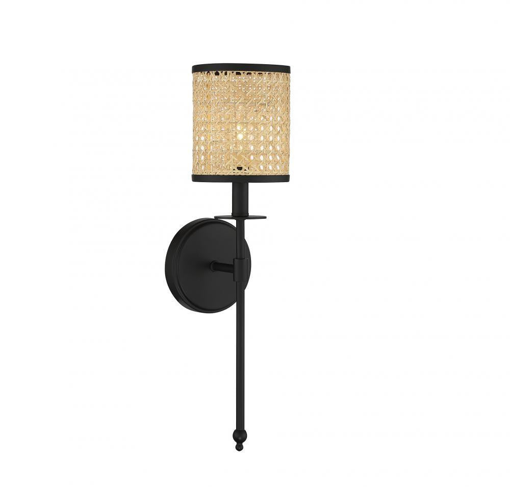 Savoy House Jaylar 20-in Wall Sconce Matte Black