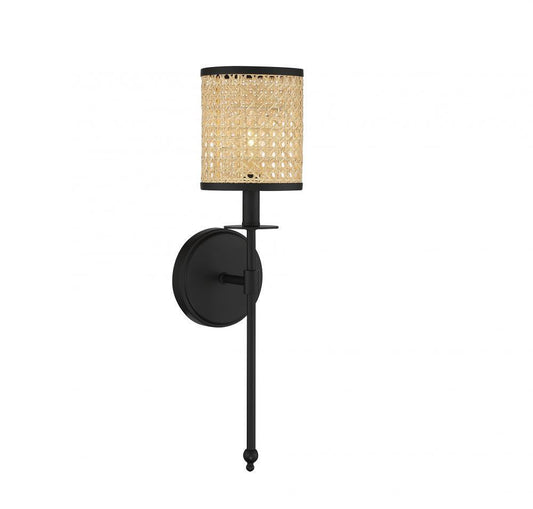 Savoy House Jaylar 20-in Wall Sconce Matte Black