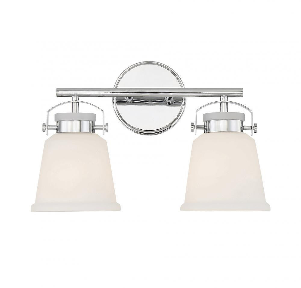Savoy House Kaden 2-Light Bath Vanity Polished Chrome