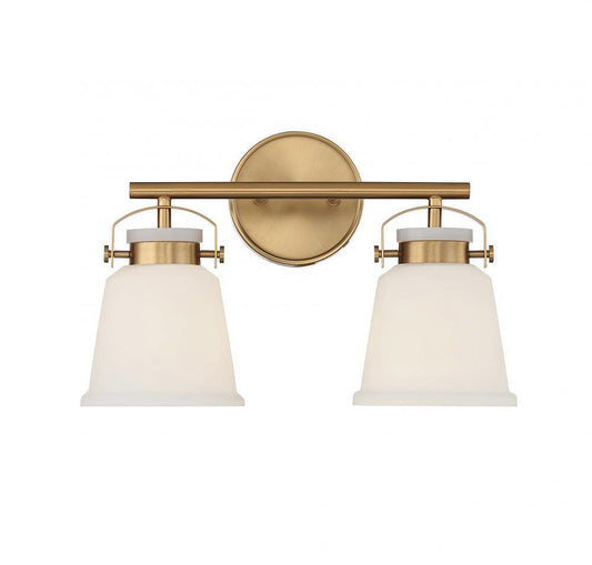 Savoy House Kaden 2-Light Bath Vanity Warm Brass