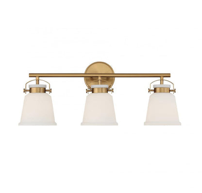 Savoy House Kaden 3-Light Bath Vanity Warm Brass