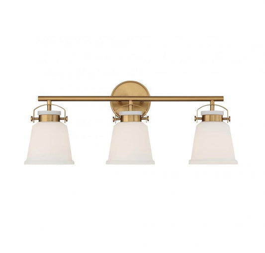 Savoy House Kaden 3-Light Bath Vanity Warm Brass