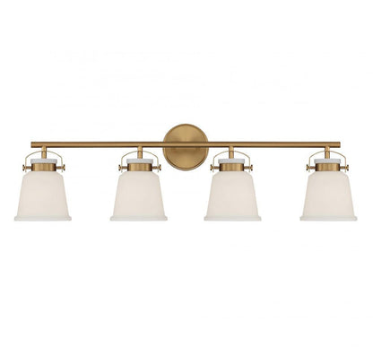 Savoy House Kaden 4-Light Bath Vanity Warm Brass