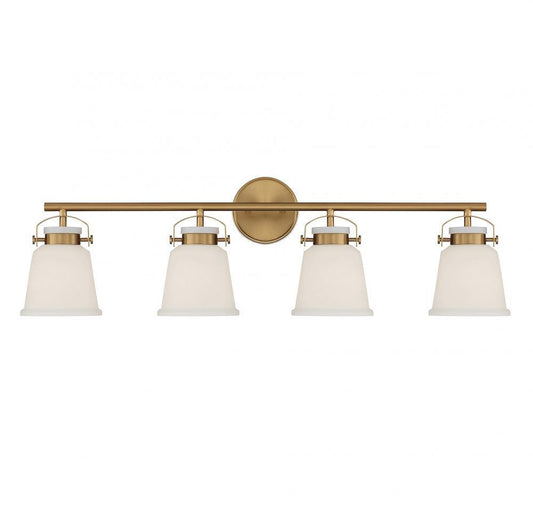 Savoy House Kaden 4-Light Bath Vanity Warm Brass