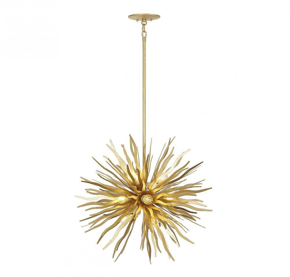 Savoy House Killiam 12-Light Pendant Cavalier Gold