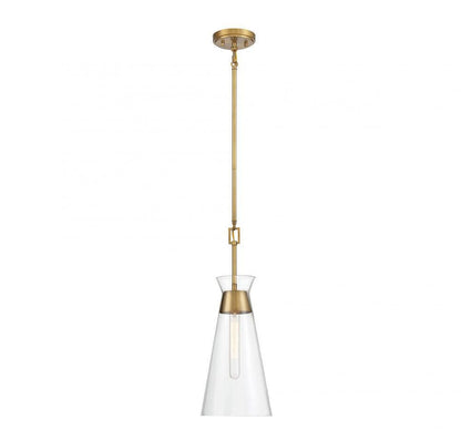 Savoy House Lakewood Pendant Warm Brass