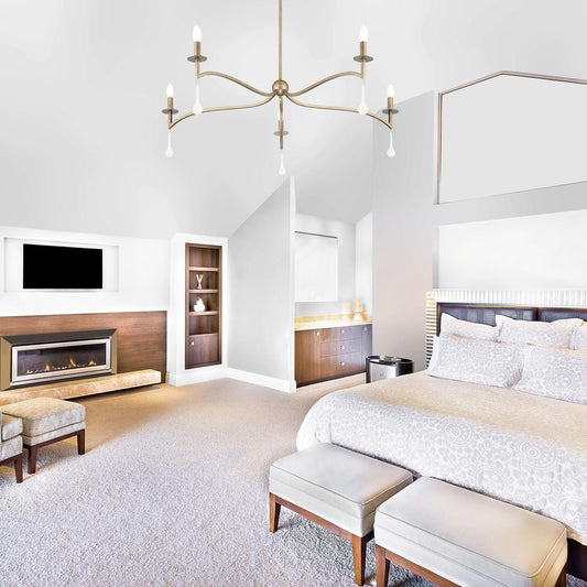 Savoy House Laramie 5-Light Chandelier Chelsea Walnut