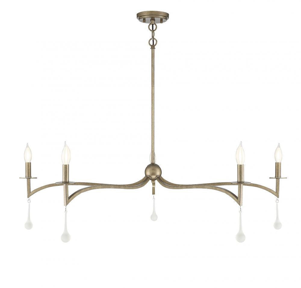 Savoy House Laramie 5-Light Chandelier Chelsea Gold