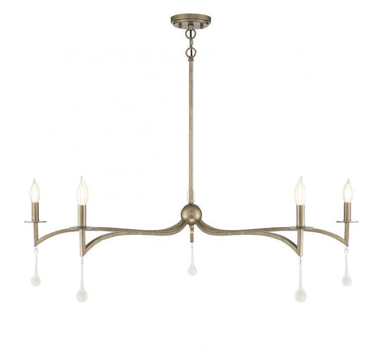 Savoy House Laramie 5-Light Chandelier Chelsea Gold