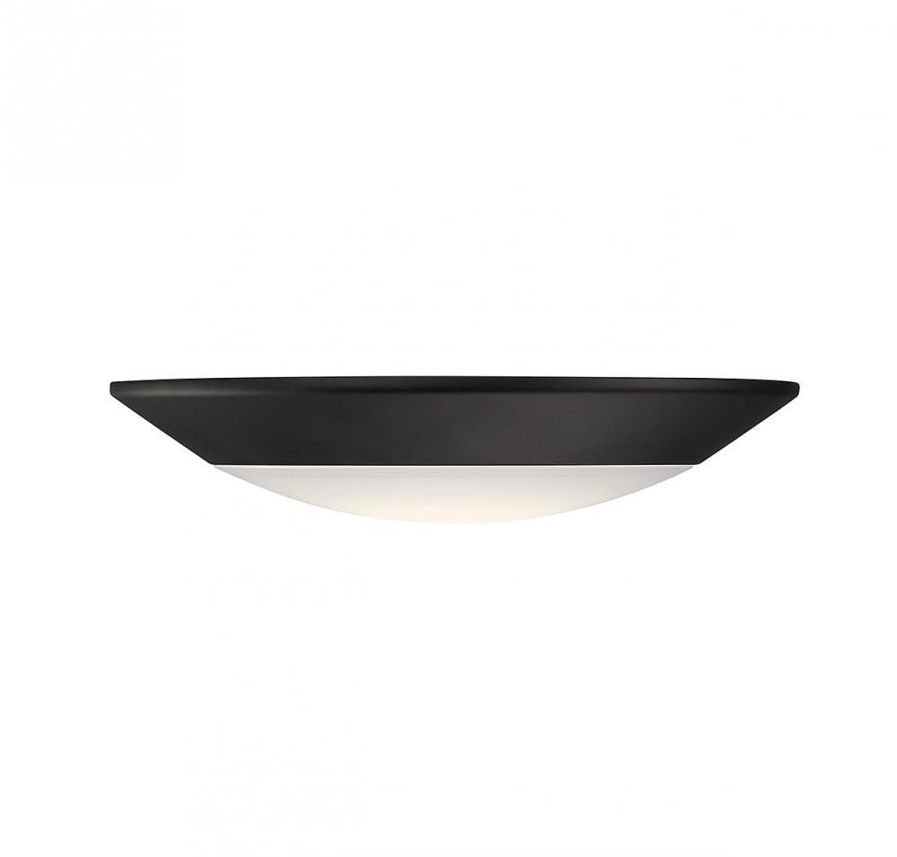 Savoy House Stella 6-in LED 5CCT Disc Light Black