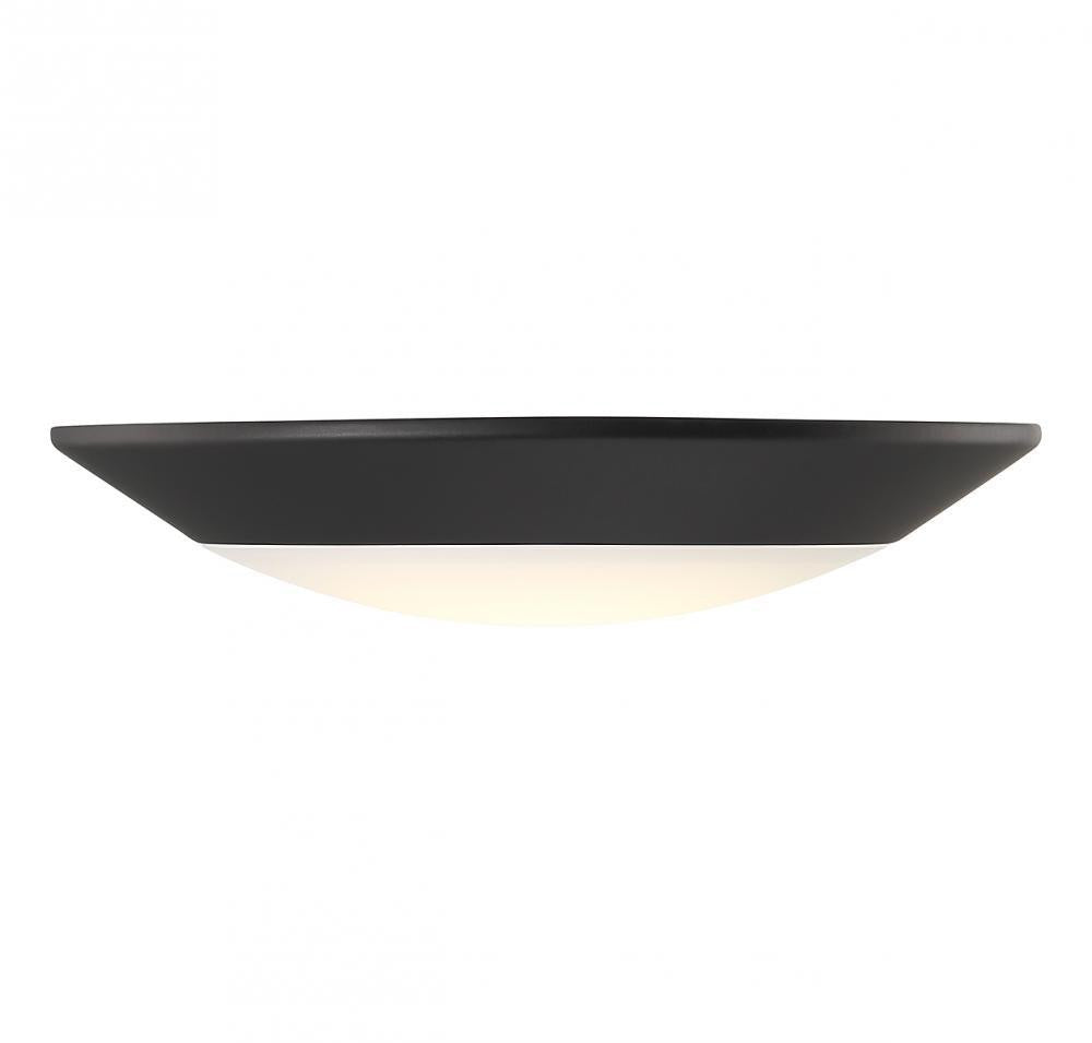 Savoy House 6-in LED Disc Light Black