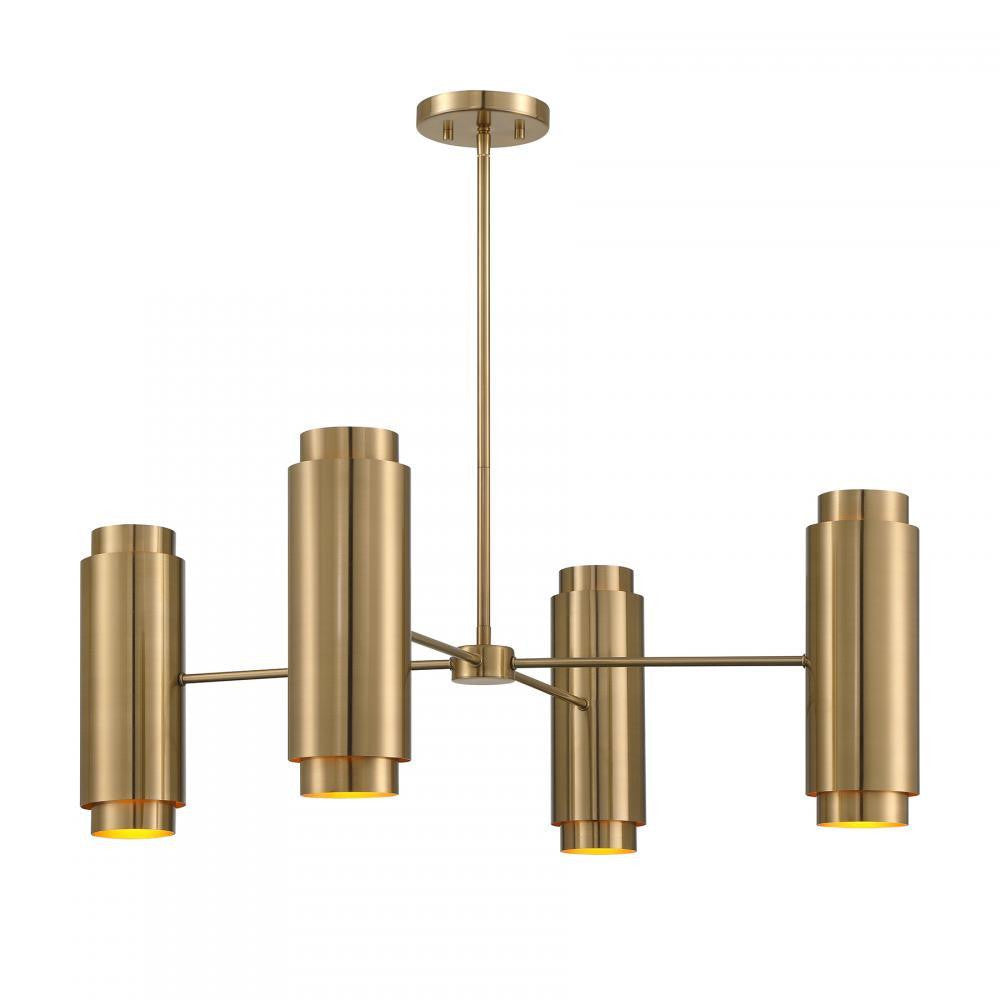 Savoy House Lio 8-Light Chandelier Noble Brass