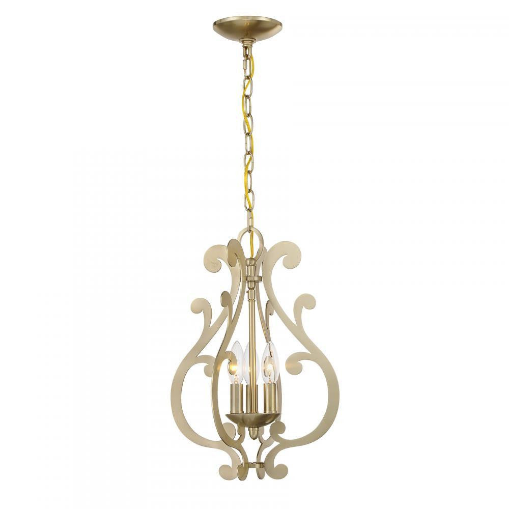 Savoy House Lombard 3-Light Pendant Noble Brass