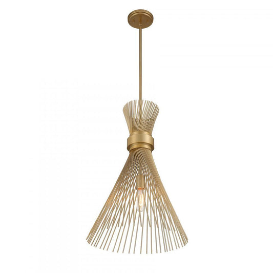 Savoy House Longfellow 1-Light Pendant Matte Black
