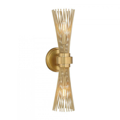 Savoy House Longfellow 2-Light Wall Sconce Matte Black