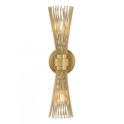 Savoy House Longfellow 2-Light Wall Sconce in Burnished Brass, Savoy House 9-9603-2-171 ALYKT