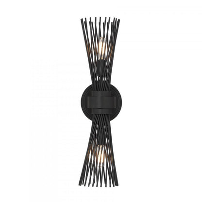 Savoy House Longfellow 2-Light Wall Sconce in Matte Black, Savoy House 9-9603-2-89 ALYKU