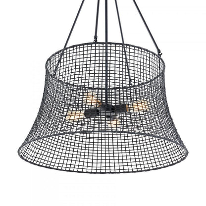 Savoy House Longleaf 4-Light Outdoor Chandelier in Matte Black, Savoy House 7-6192-4-89 ALXLE