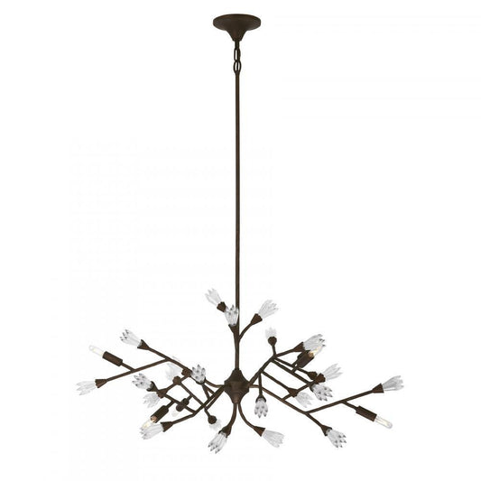 Savoy House Malinda 6-Light Chandelier Bark